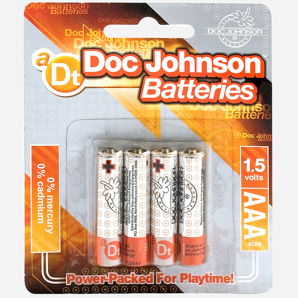 Doc Johnson AAA Batteries 4 Pack