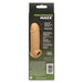 CalExotics SE-1633-05-3 Performance Maxx Life-Like Penis Extension Sleeve 7” Ivory Package Back