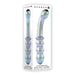 Gender X GX-GL-1065-2 Lustrous Galaxy Wand Double Ended Glass Dildo Package