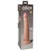 Pipedream PD5774-21 King Cock Elite 10 Inch Silicone Dual Density Dildo Light Package Back