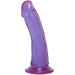 Crystal Jellies 6.5 Inch Slim Dong - Purple