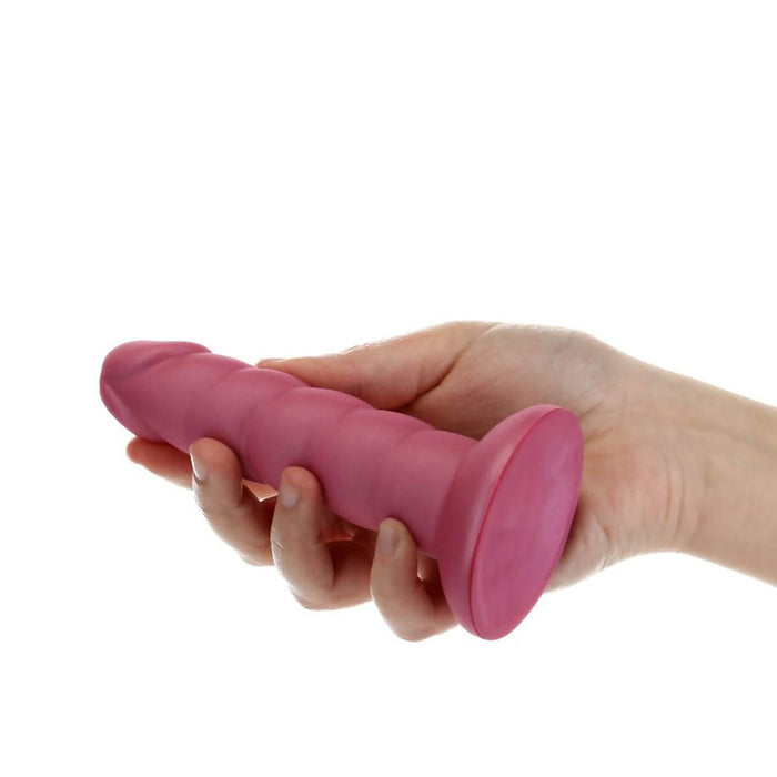 Addiction Fantasy 5.5 Inch Pink Silicone Unicorn Horn Dildo with Suction Cup
