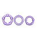 Blush BL-00011 Stay Hard Beaded Cock Rings - Purple