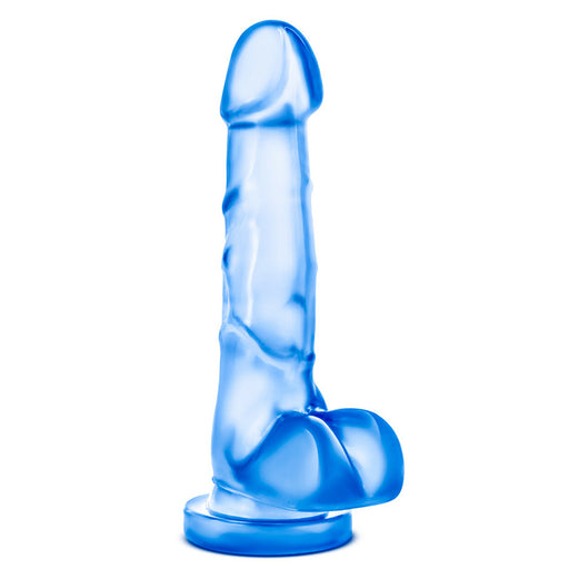 B Yours Sweet n Hard 4 Jelly Dildo - Blue