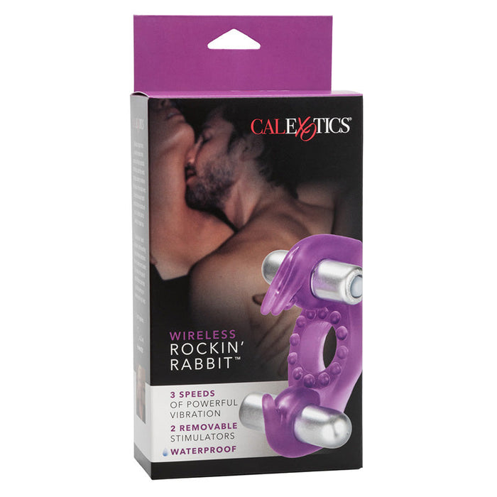 CalExotics SE-1825-10-3 Wireless Rockin’ Rabbit Cock Ring Package Front