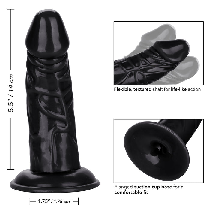 Back End Chubby Black Realistic Dildo - Features