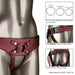 Her Royal Harness The Regal Empress Strap-On Harness Features - Bronze