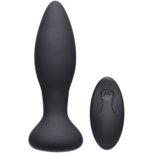 Doc Johnson 0300-11-BX A-Play Rimmer Experienced Anal Plug with Remote Black