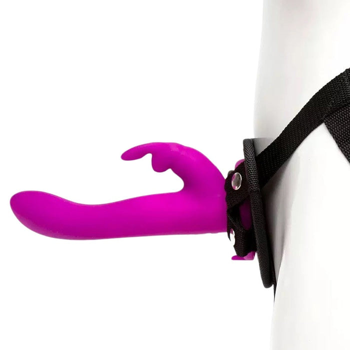 Lovehoney Happy Rabbit Rechargeable Vibrating Strap-On Harness Set