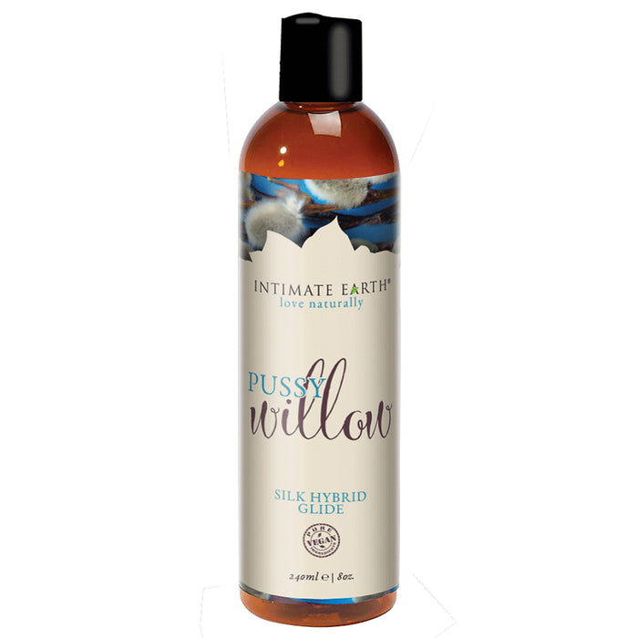 Intimate Earth Pussy Willow Silk Hybrid Glide 8 oz Bottle