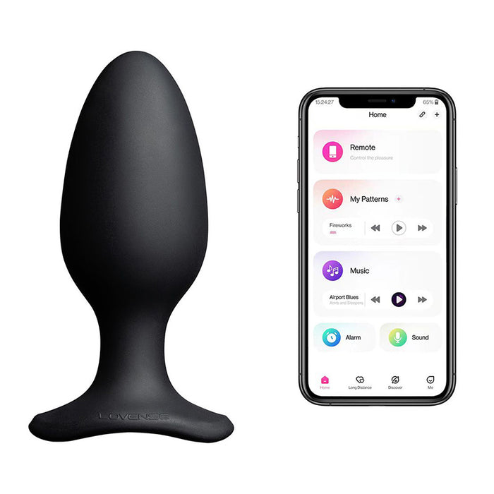 Lovense Hush 2 Bluetooth Vibrating Butt Plug L 2.25"