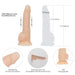 BMS Factory 88225 Naked Addiction 9 Inch Remote Control Thrusting Dildo Vanilla Features