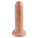 King Cock 6 Inch Uncut Slide-Skin Cock Uncircumcised Foreskin Dildo - Light