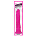 Neon Silicone Wall Banger Vibrating Realistic Suction Cup Dildo- Pink - Box