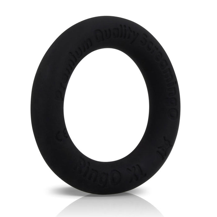 Screaming RingO Ritz XL Silicone Cock Ring - Black