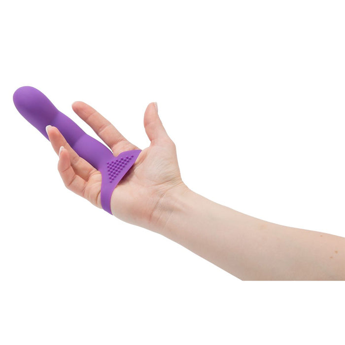 Simple and True Extra Touch Hand Wearable Finger Dong - Purple