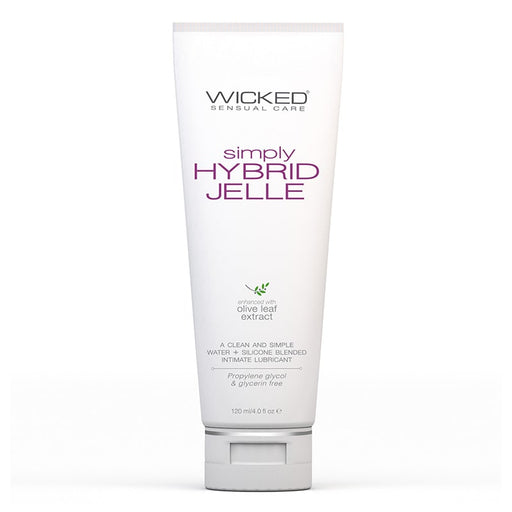 Wicked Sensual Care WI91205 Simply Hybrid Jelle Lubricant 4 oz 120 ml Tube