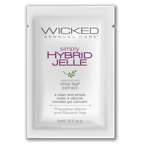 Wicked Simply Hybrid Jelle Sample Foil Pack 3 ml 0.1 oz